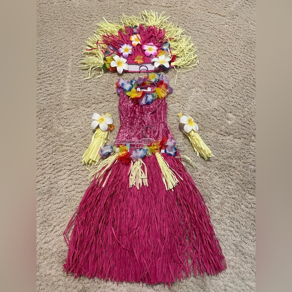 Wishcraft costume size 6 hula dancer